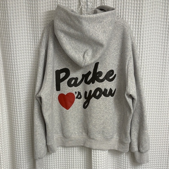 Parke Tops - Parke Loves You Hoodie ~ L/XL ~ Classic Grey